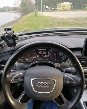 audi a6 Audi A6 cena 69600 przebieg: 195000, rok produkcji 2015 z Kalisz